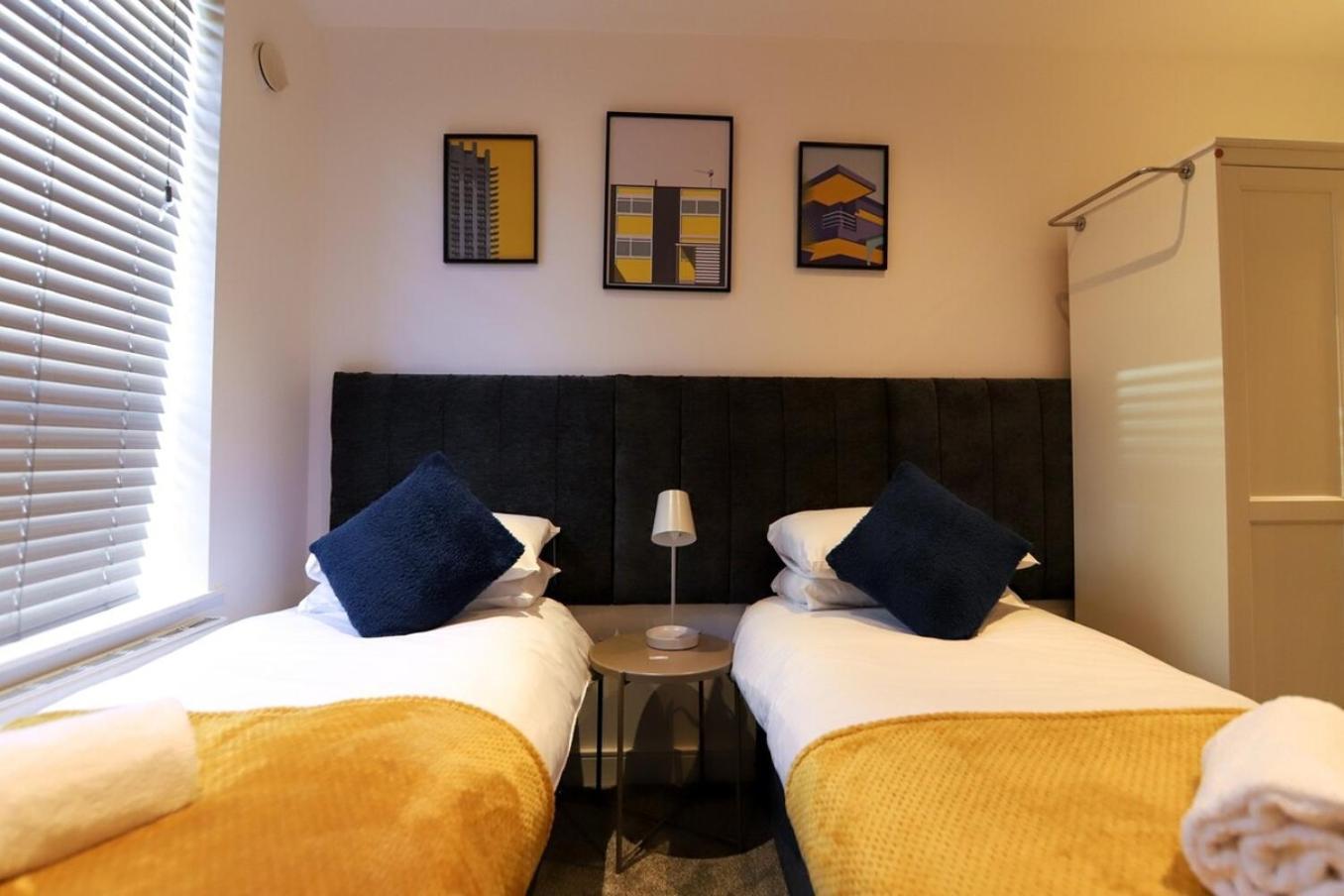 New- Modern 2Br Apt Wifi Sleep5 City Centre Sheffield Dış mekan fotoğraf