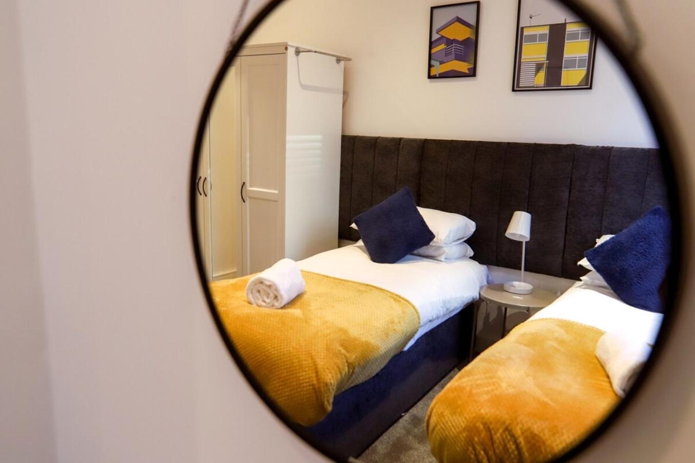 New- Modern 2Br Apt Wifi Sleep5 City Centre Sheffield Dış mekan fotoğraf